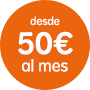 Desde 50€ al mes
